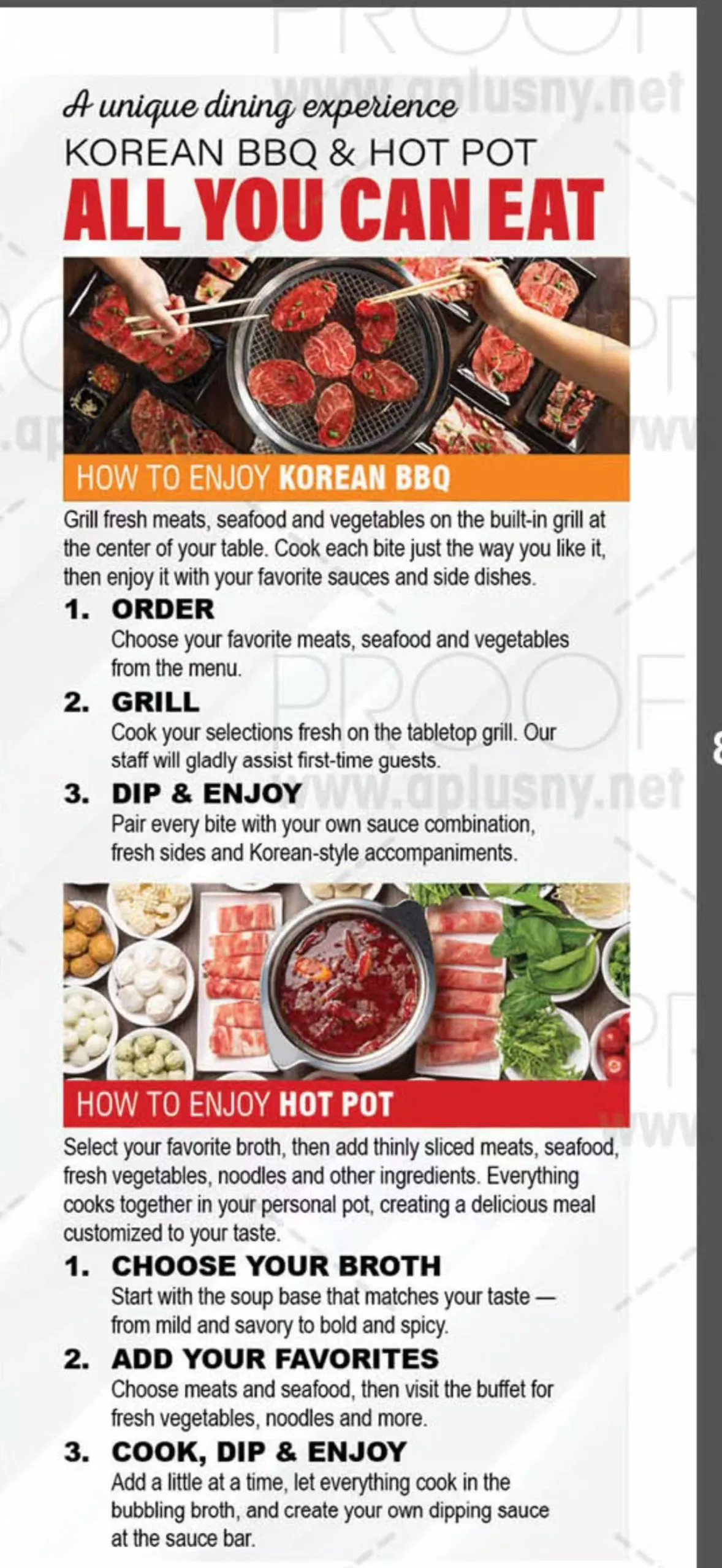 Restaurant menu 1, detailed description provided below